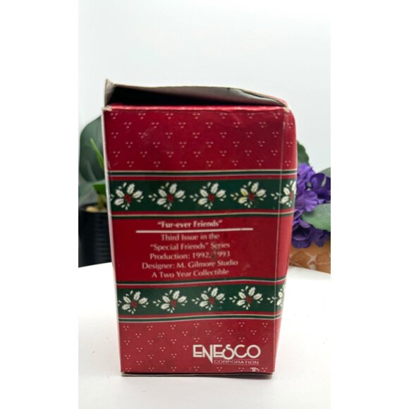 Enesco "Fur-Ever Friends" Third Issue Special Friends Series Christmas Ornament - Picture 10 of 12